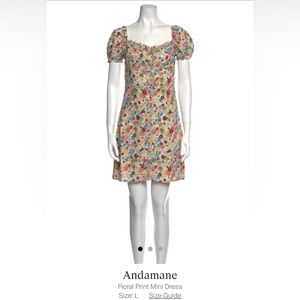 Andamane A-line floral dress- practically NEW condition